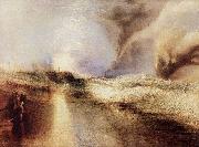 Joseph Mallord William Turner Leuchtraketen bei hohem Seegang oil painting on canvas